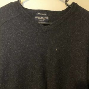 Mens American Eagle Slim Fit XL 55% Wool Sweater